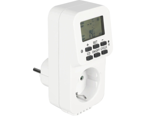 Thermostat combiné avec affichage QLink connexion enfichable blanc
