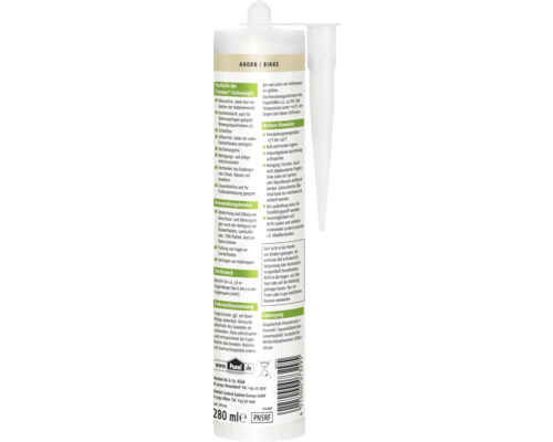 Mastic à joints Ponal Ahorn/Birke, cartouche de 280 millilitres
