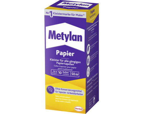 Colle à tapisser papier Metylan 125 g