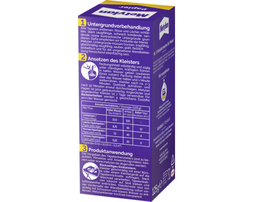 Paquet de colle à papier peint Metylan