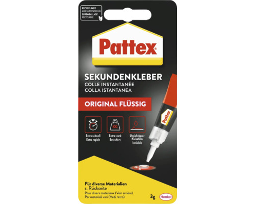 Pattex Colle instantanée Original liquide 3 grammes