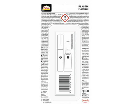 Emballage de colle plastique Pattex