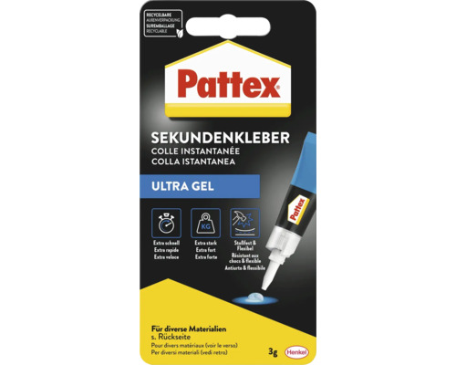 Pattex Colle instantanée Ultra Gel emballage