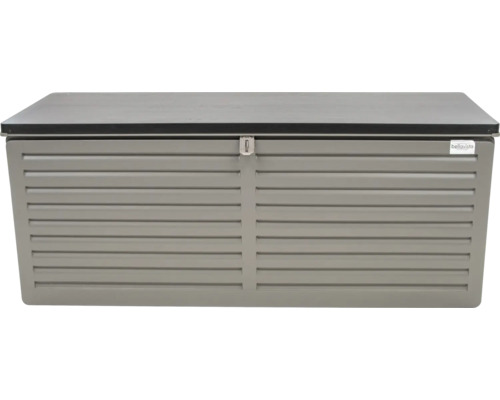 Coffre de rangement avec des rayures horizontales