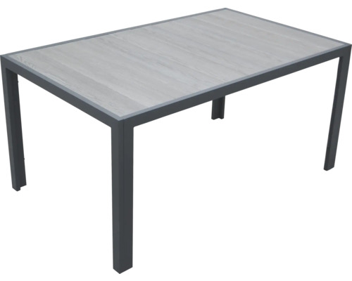 Table de jardin SenS-Line garden furniture TAFEL BERGAMO 157,5 x 95 x 75 cm aluminium anthracite