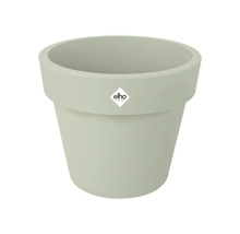 Pot de fleurs en plastique avec le logo Elho