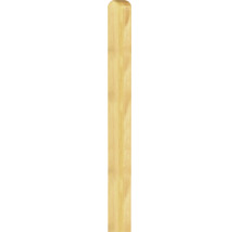 Holzpfosten mit abgerundetem Kopf