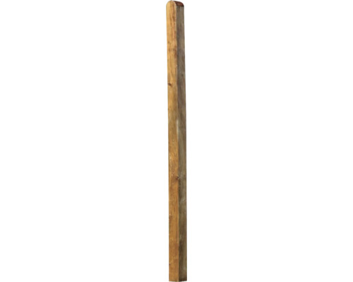 Poteau tête arrondie 9 x 9 x 165 cm traité en autoclave par imprégnation marron Poteau en bois