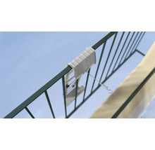 Habillage de balcon avec fixation sur la balustrade
