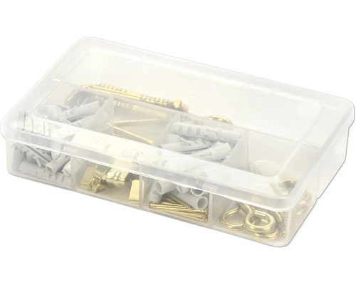 Sortimentskasten mit Schrauben und Dübeln