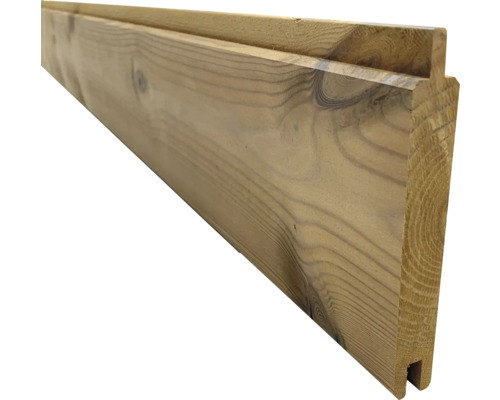 Panneau en bois avec rainure et languette