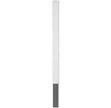 Rechteckige LED-Wandleuchte mit Unterteil