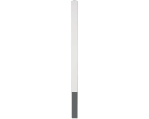 Rechteckige LED-Wandleuchte mit Unterteil