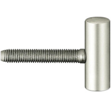 Paumelle de porte en métal avec filetage