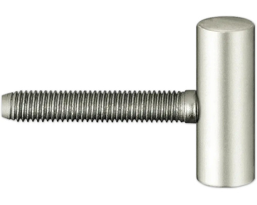 Paumelle de porte en métal avec filetage