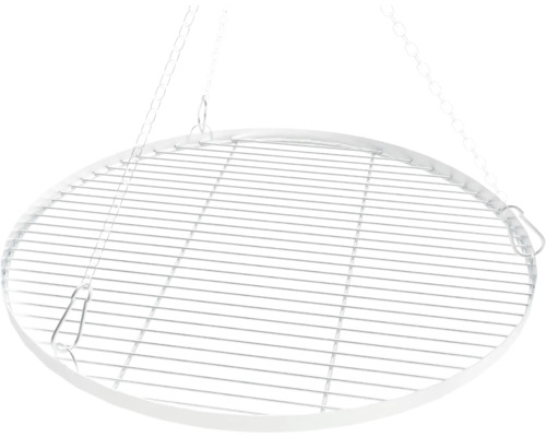 Grille de barbecue ronde avec suspension à chaîne pour accessoires de barbecue