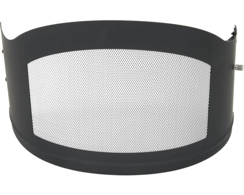 Hotte de cheminée avec grille métallique pour protéger des étincelles