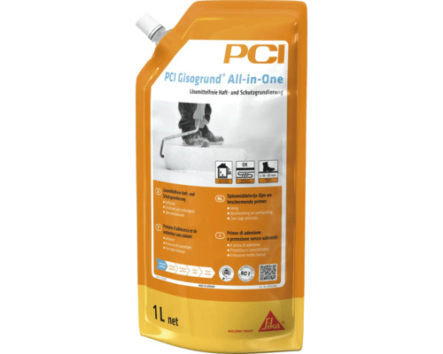 PCI Gisogrund All-in-One primaire d''adhérence et de protection sans solvant dans un sachet de 1 litre