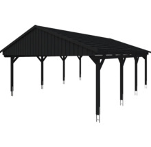 Holzcarport mit Giebeldach