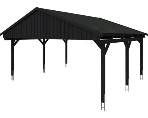 Abri autoportant avec toit