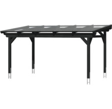 Holzcarport mit Flachdach für den Aussenbereich