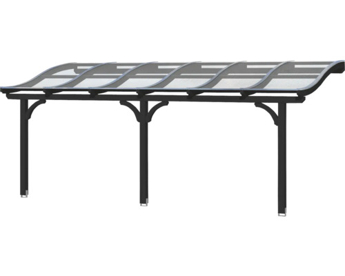 Toit de terrasse avec toit transparent