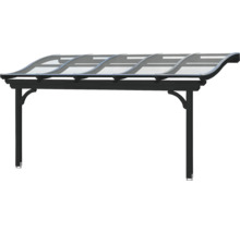 Freistehendes Carport mit gewelltem Dach