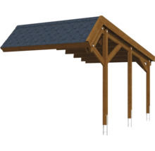 Holzcarport mit Dach