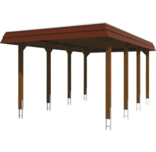 Holzcarport mit Dach