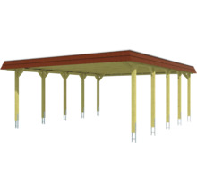 Holzcarport mit Dach