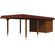 Carport en bois avec remise