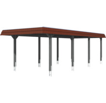 Holzcarport mit Satteldach