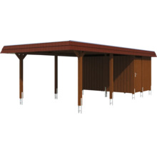 Carport en bois avec remise