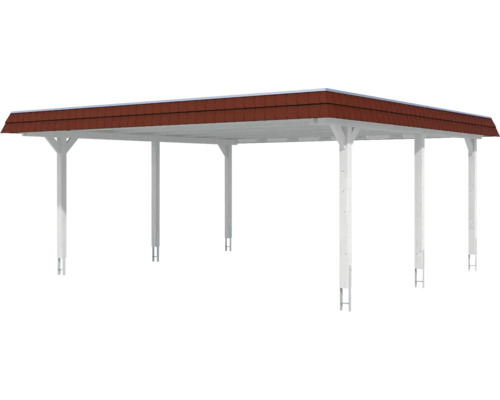 Carport indépendant avec toit en tuiles