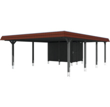 Carport en bois avec remise