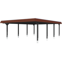 Carport mit Dach aus Dachschindeln