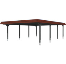 Holzcarport mit Ziegeldach
