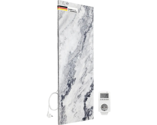 Chauffage infrarouge en pierre naturelle Marwona Qarama Smart 100x40 cm 800 watts avec thermostat WIFI Smart Home