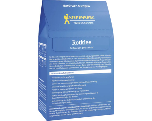 Emballage de trèfle rouge Kiepenkerl pour un engrais naturel