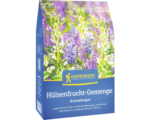 Gründünger Kiepenkerl Hülsenfrucht-Gemenge 0,8 kg für 40 m² Kiepenkerl Hülsenfrucht-Gemenge Gründünger Packung