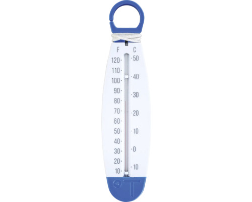 Pool Thermometer blau/weiß