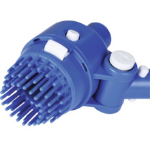 Brosse de nettoyage de piscine avec poils et interrupteurs