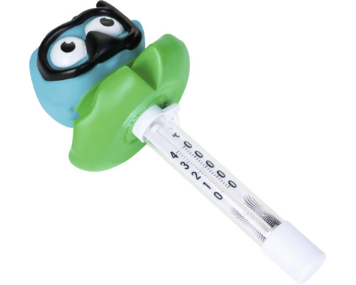 Thermomètre de piscine avec motif d''oiseau