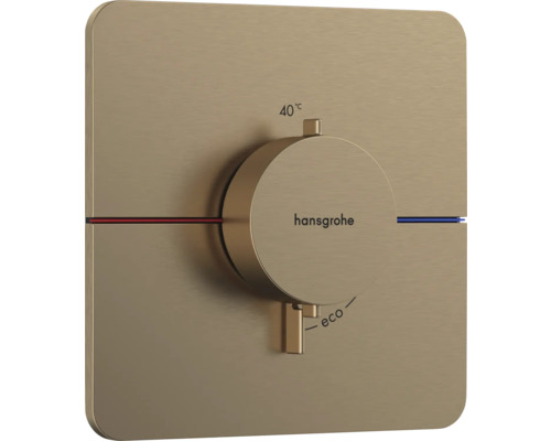 Hansgrohe Thermostatarmatur für Dusche mit Temperaturanzeige bei 40 Grad und Eco-Funktion