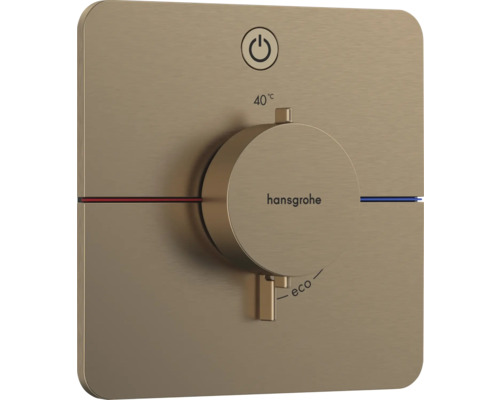 hansgrohe Unterputz Thermostat Dusche SHOWERSELECT COMFORT Q brushed bronze gebürstet ohne Unterputzgrundkörper 15581140 Hansgrohe Thermostatarmatur zur Wandmontage