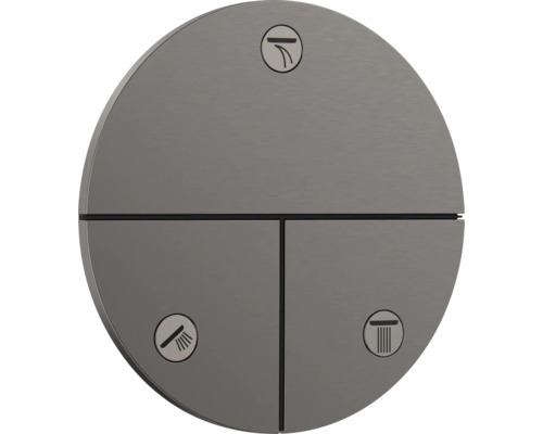 Bouton poussoir pour douche à trois fonctions