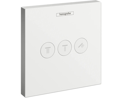 Logo Hansgrohe. Thermostat de douche avec deux vannes d''arrêt.