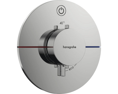 Thermostat de douche encastré hansgrohe ShowerSelect Comfort S chrome 15553000 sans corps de base à encastrer