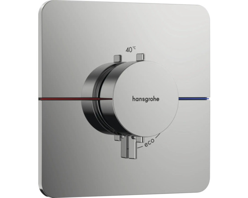 hansgrohe Unterputz Thermostat Dusche SHOWERSELECT COMFORT Q chrom ohne Unterputzgrundkörper 15588000 Hansgrohe Unterputz Thermostatarmatur mit Temperaturbegrenzung