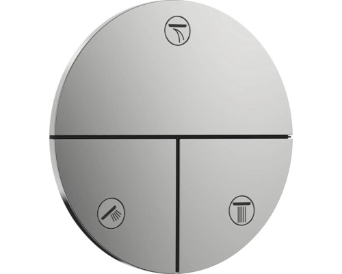 Thermostat de douche avec trois fonctions de douche différentes